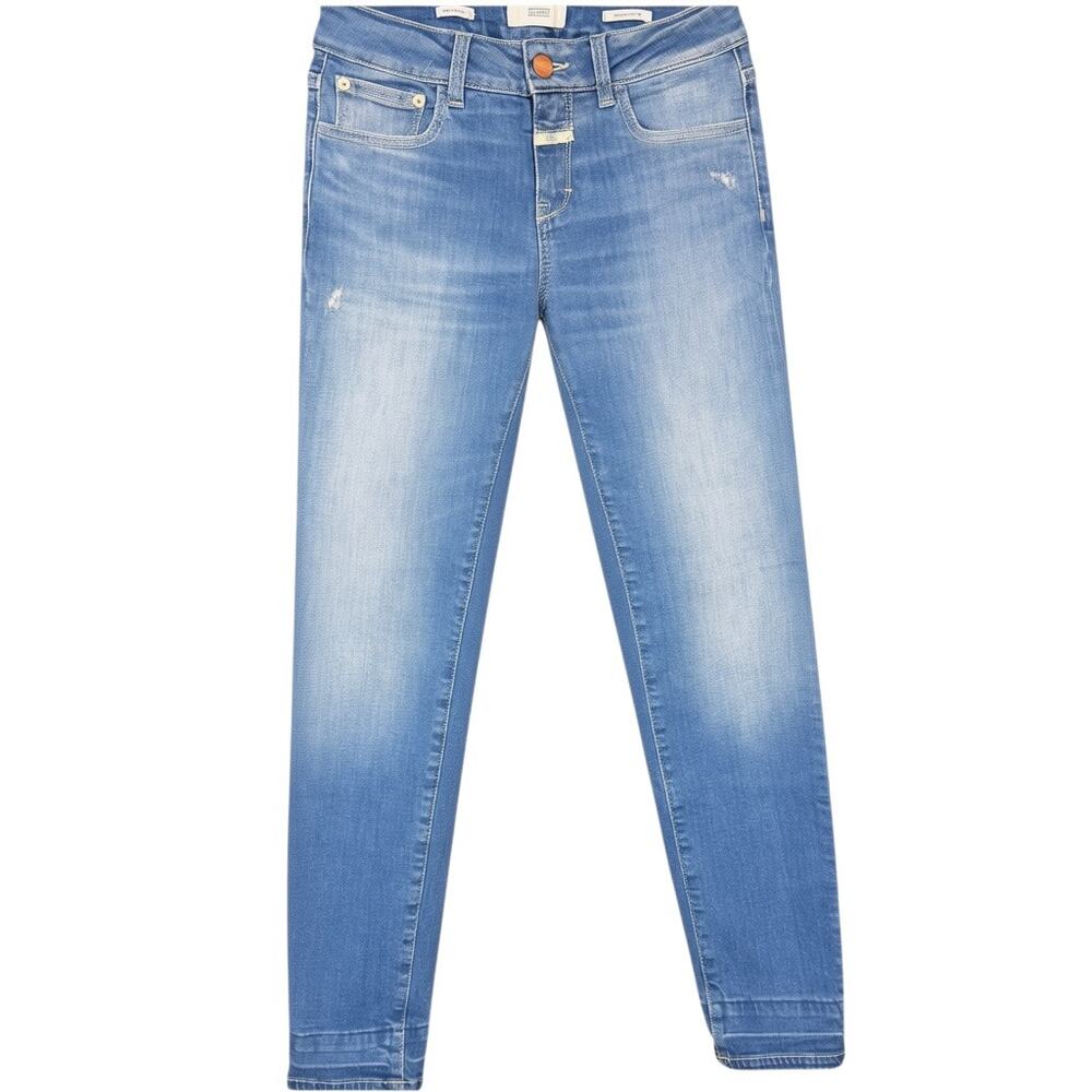 Closed Baker Slim Low Rise Blue Jeans Women's 25 Premium Denim Made in Italy